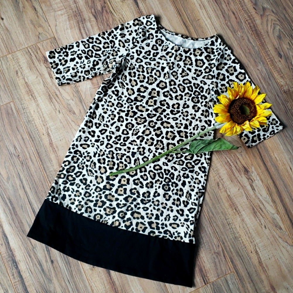 Cheetah dress girls size xl